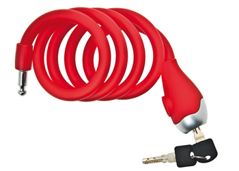 BRN Spirale Rivestita in Silicone-rosso